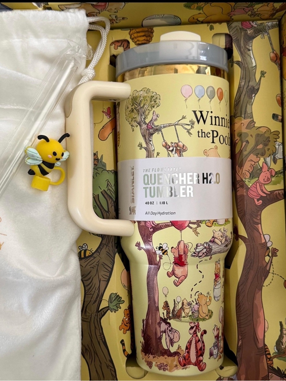 Winnie the Pooh 40oz Stanley Tumbler Cup